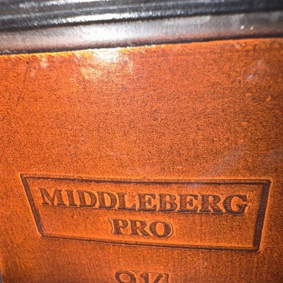 MIDDLEBURG Tall Black Vegan Leather
 Riding Boots Size 9.5 - Picture 9 of 13